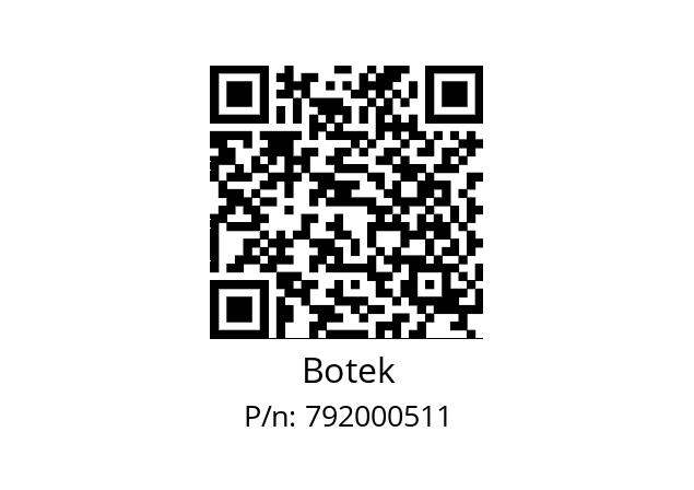   Botek 792000511