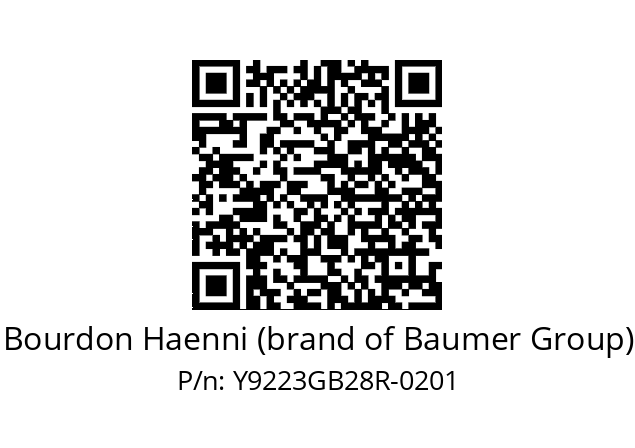   Bourdon Haenni (brand of Baumer Group) Y9223GB28R-0201