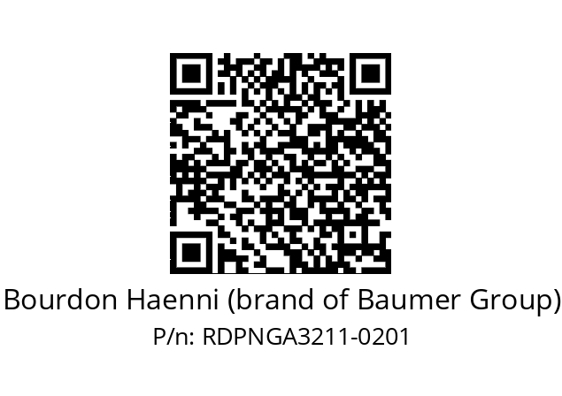   Bourdon Haenni (brand of Baumer Group) RDPNGA3211-0201