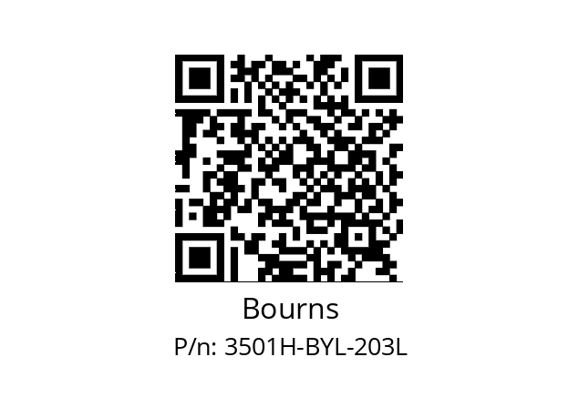   Bourns 3501H-BYL-203L