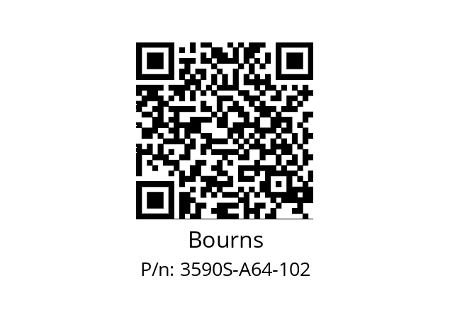   Bourns 3590S-A64-102