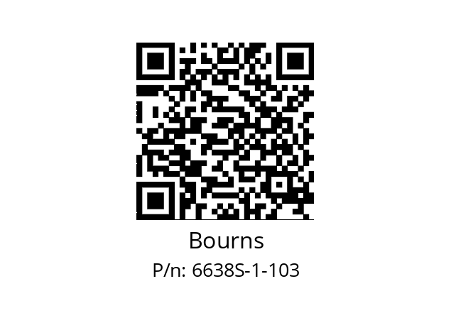   Bourns 6638S-1-103