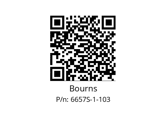   Bourns 6657S-1-103