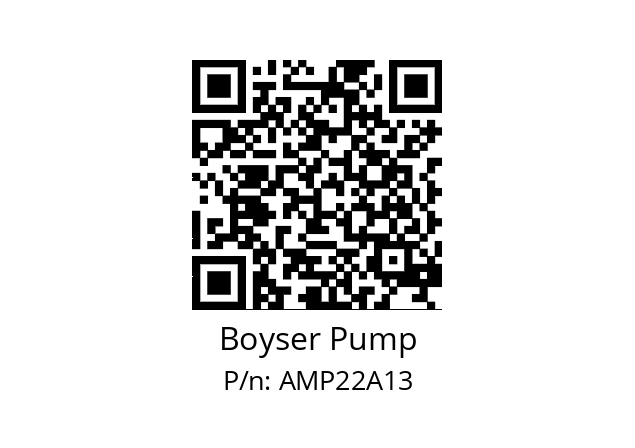   Boyser Pump AMP22A13