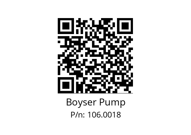   Boyser Pump 106.0018