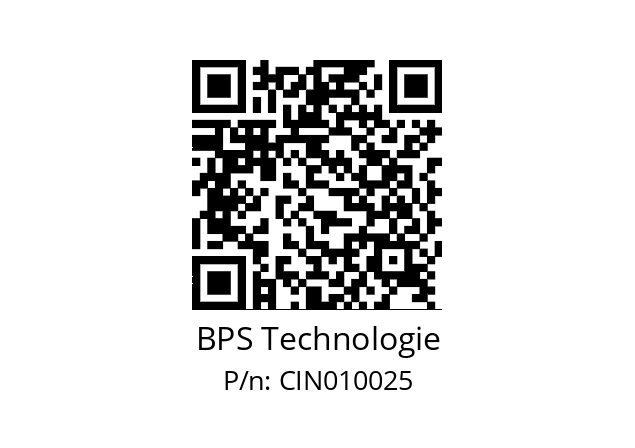   BPS Technologie CIN010025