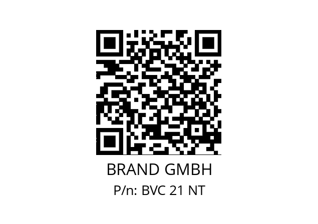   BRAND GMBH BVC 21 NT