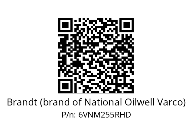   Brandt (brand of National Oilwell Varco) 6VNM255RHD