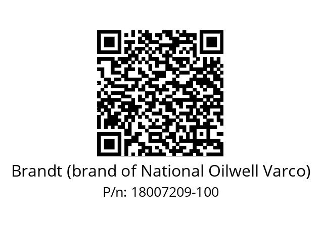   Brandt (brand of National Oilwell Varco) 18007209-100