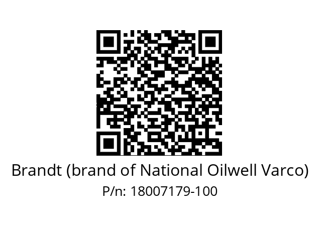   Brandt (brand of National Oilwell Varco) 18007179-100