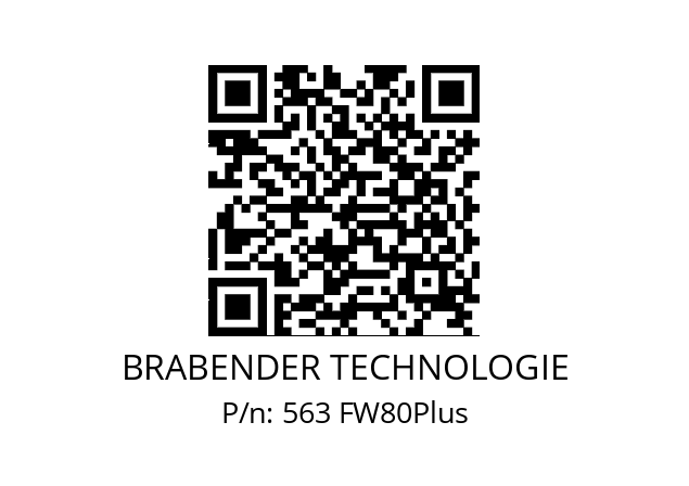   BRABENDER TECHNOLOGIE 563 FW80Plus