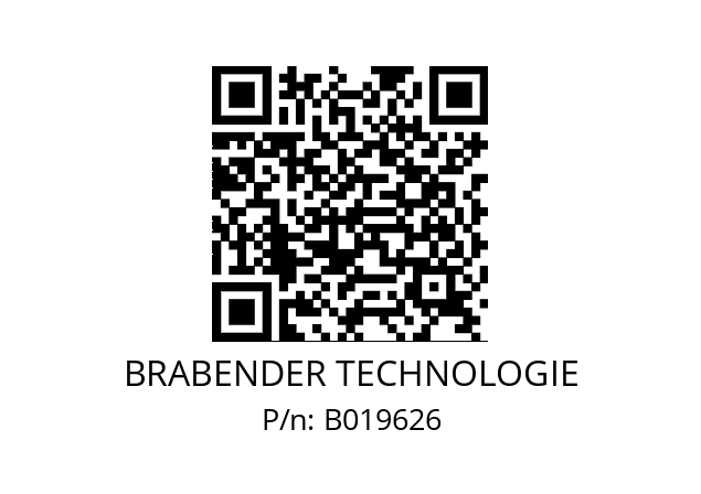   BRABENDER TECHNOLOGIE B019626