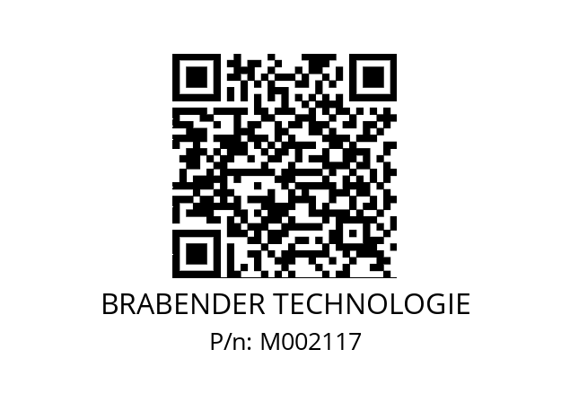   BRABENDER TECHNOLOGIE M002117