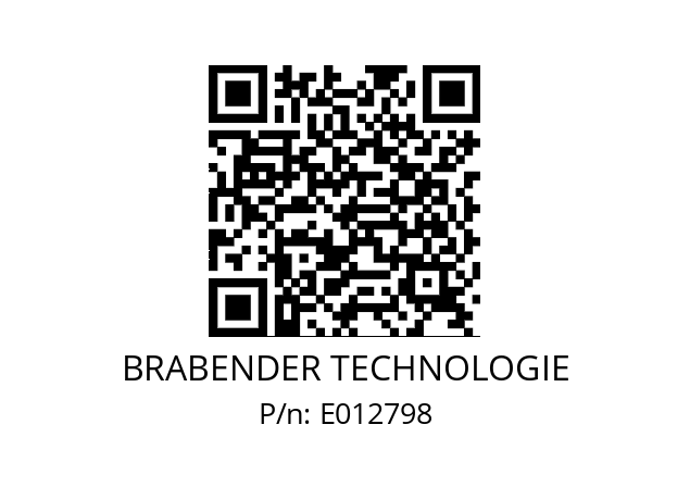   BRABENDER TECHNOLOGIE E012798