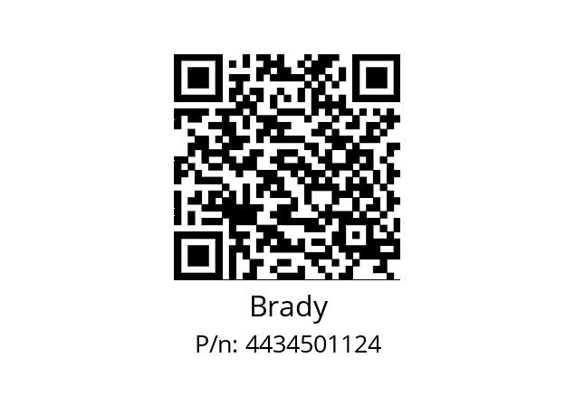   Brady 4434501124