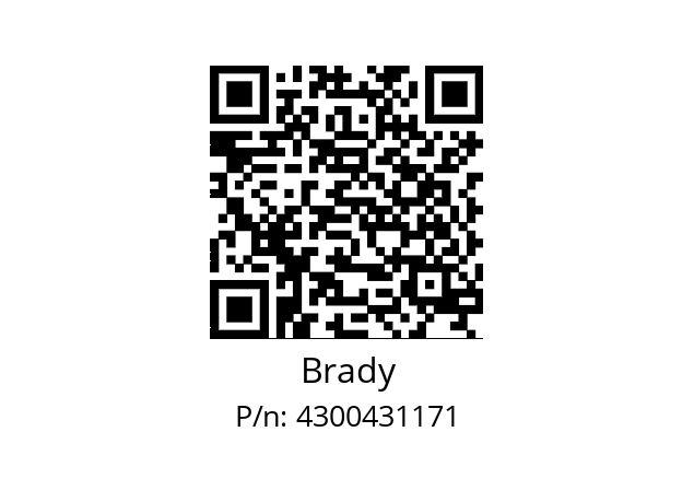   Brady 4300431171