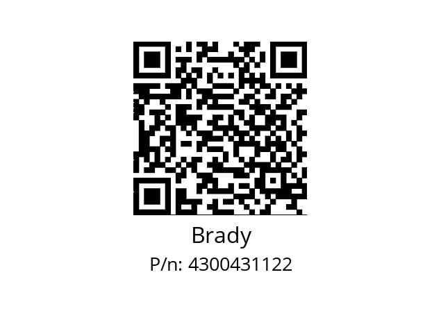   Brady 4300431122