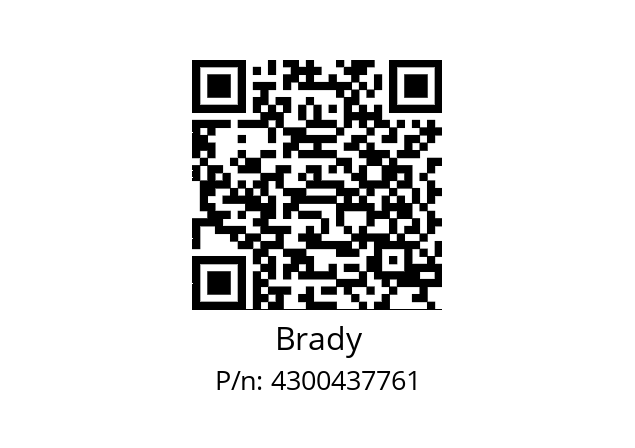   Brady 4300437761