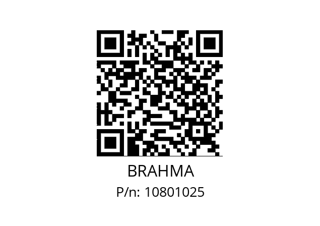   BRAHMA 10801025