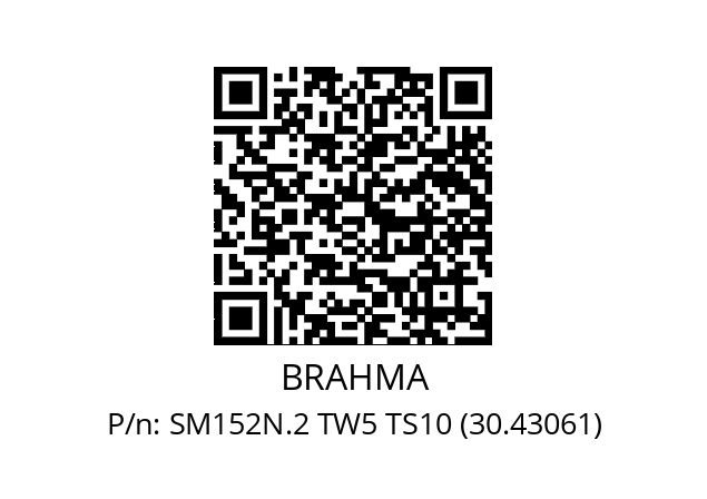   BRAHMA SM152N.2 TW5 TS10 (30.43061)