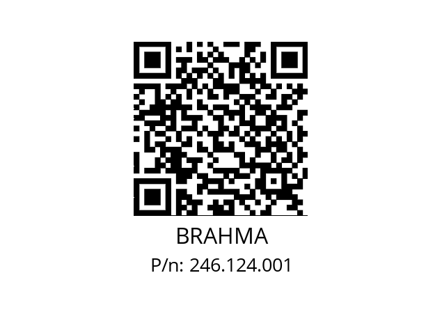   BRAHMA 246.124.001