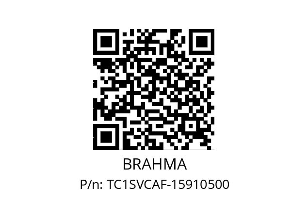   BRAHMA TC1SVCAF-15910500