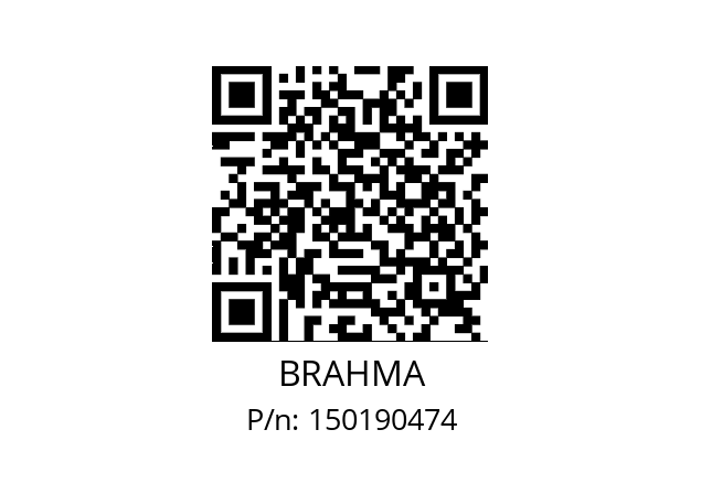   BRAHMA 150190474