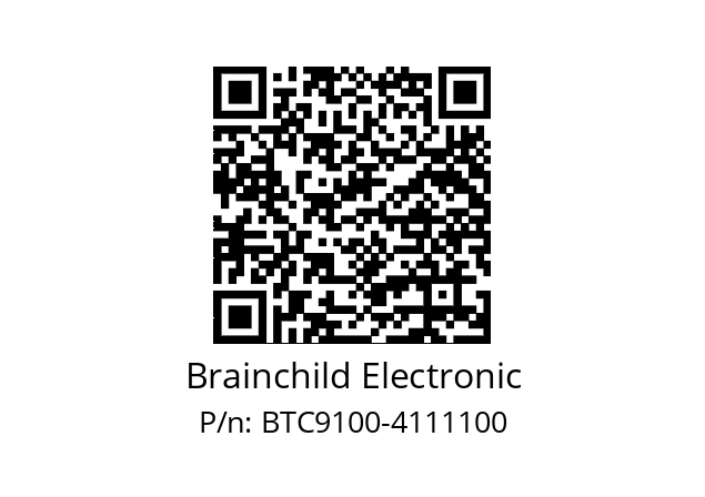   Brainchild Electronic BTC9100-4111100