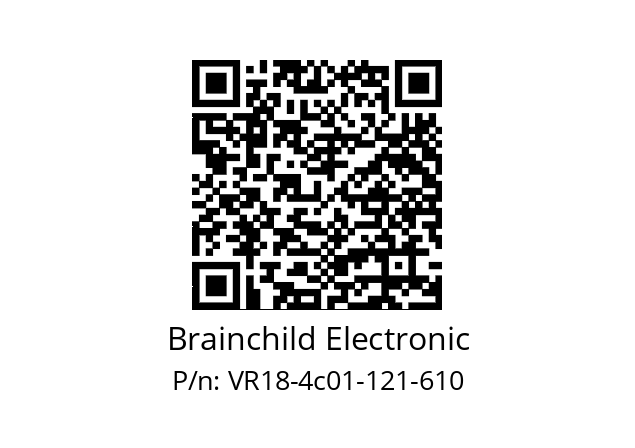   Brainchild Electronic VR18-4c01-121-610