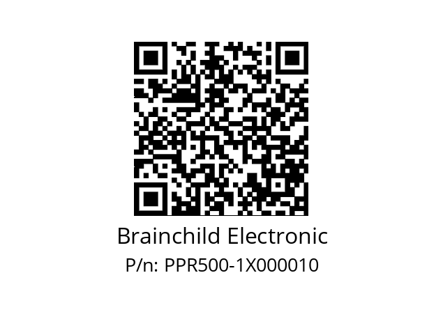   Brainchild Electronic PPR500-1X000010