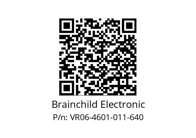   Brainchild Electronic VR06-4601-011-640