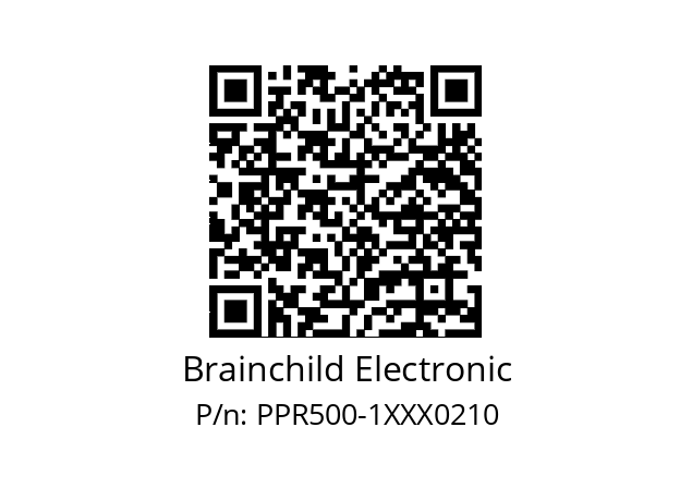   Brainchild Electronic PPR500-1XXX0210