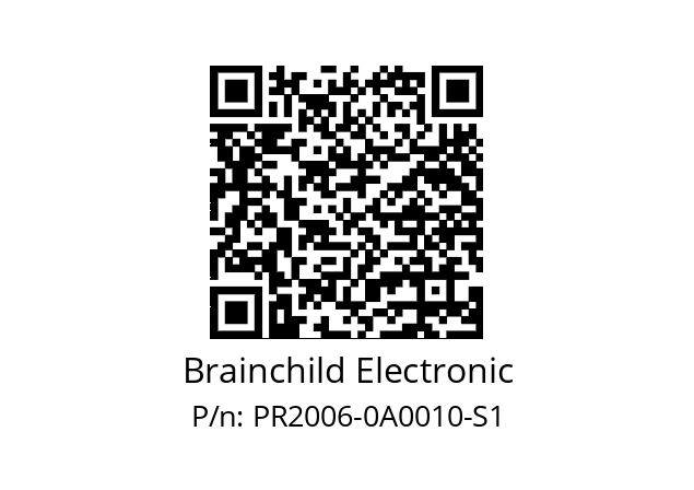   Brainchild Electronic PR2006-0A0010-S1