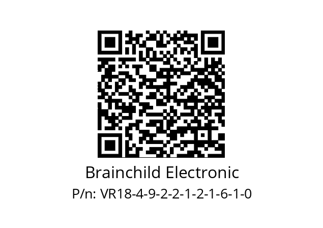   Brainchild Electronic VR18-4-9-2-2-1-2-1-6-1-0