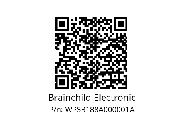   Brainchild Electronic WPSR188A000001A