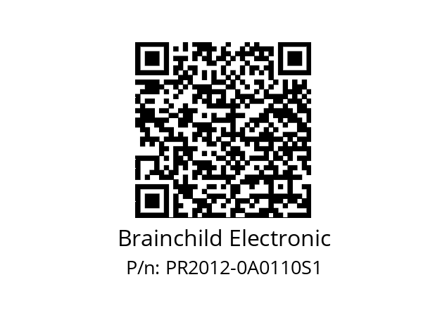   Brainchild Electronic PR2012-0A0110S1