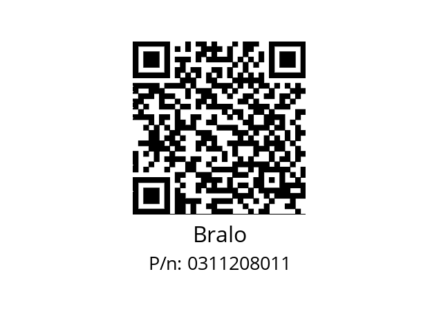   Bralo 0311208011