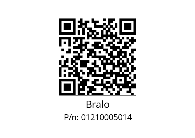   Bralo 01210005014