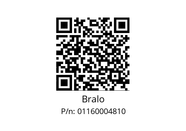   Bralo 01160004810