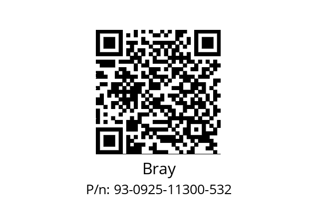   Bray 93-0925-11300-532