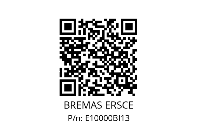   BREMAS ERSCE E10000BI13