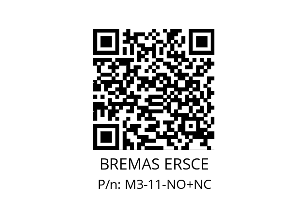   BREMAS ERSCE M3-11-NO+NC