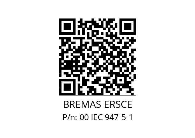   BREMAS ERSCE 00 IEC 947-5-1