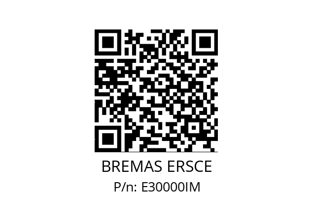   BREMAS ERSCE E30000IM