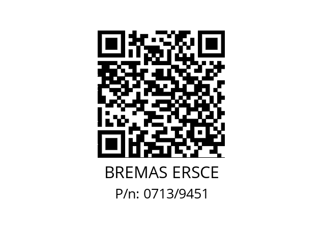   BREMAS ERSCE 0713/9451