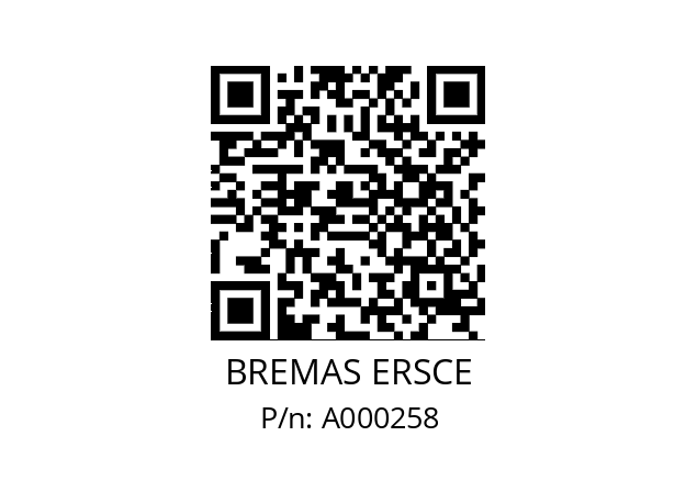   BREMAS ERSCE A000258