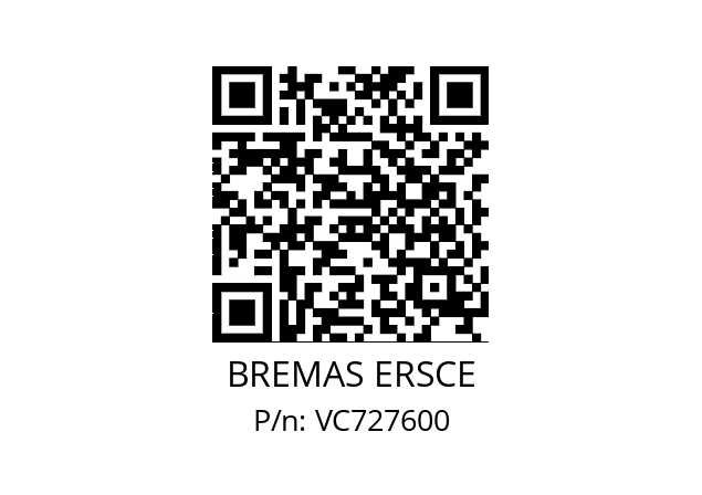   BREMAS ERSCE VC727600