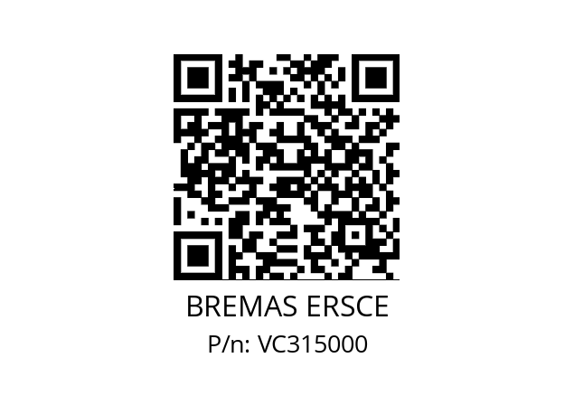   BREMAS ERSCE VC315000