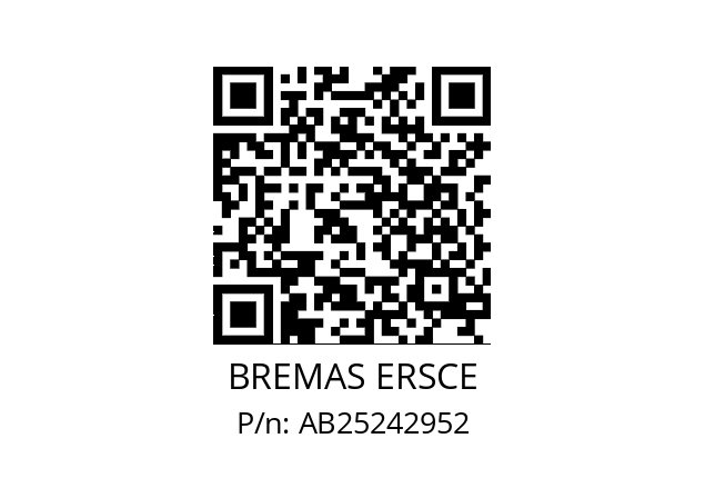   BREMAS ERSCE AB25242952