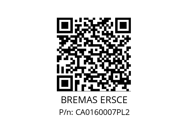   BREMAS ERSCE CA0160007PL2